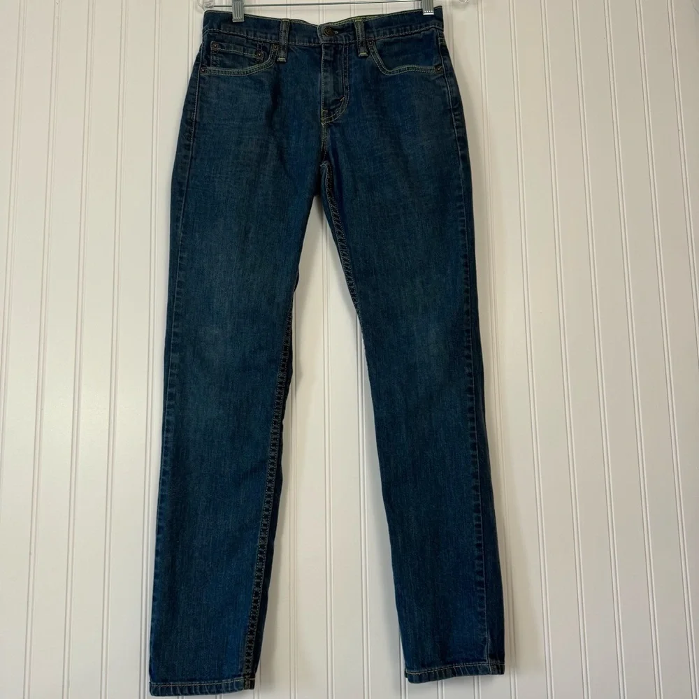 Levi’s 511 Jeans Mens Blue 29 x 32 Straight Leg Zip Closure Denim